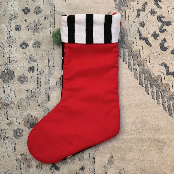 Polka dot Christmas stocking - Picture 2 of 3